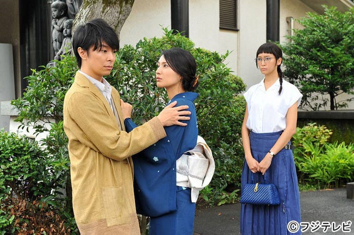 左より:長谷川博己、芦名星、杏(C)フジテレビ