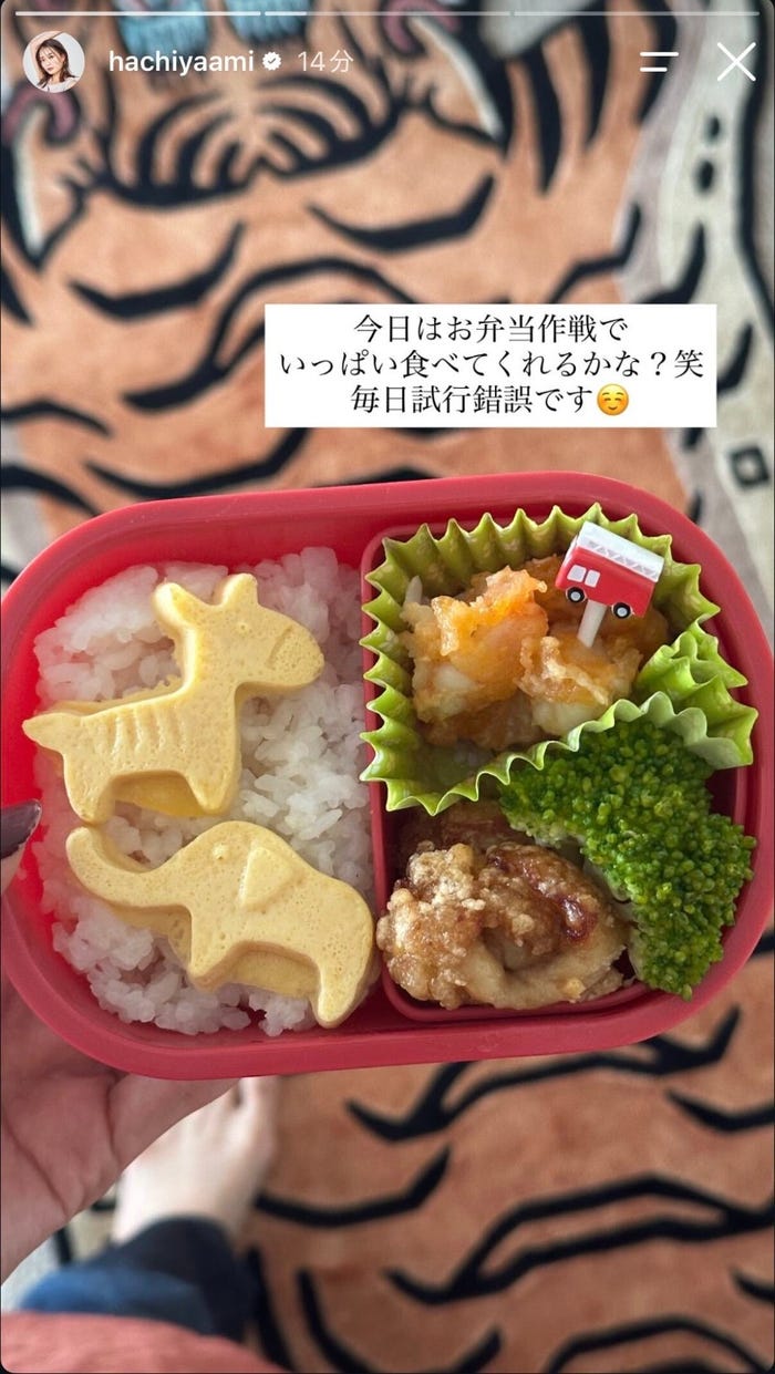 蜂谷晏海Instagramストーリーズより