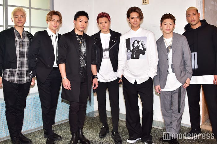 GENERATIONS(左から:小森隼、白濱亜嵐、数原龍友、中務裕太、片寄涼太、佐野玲於、関口メンディー) (C)モデルプレス