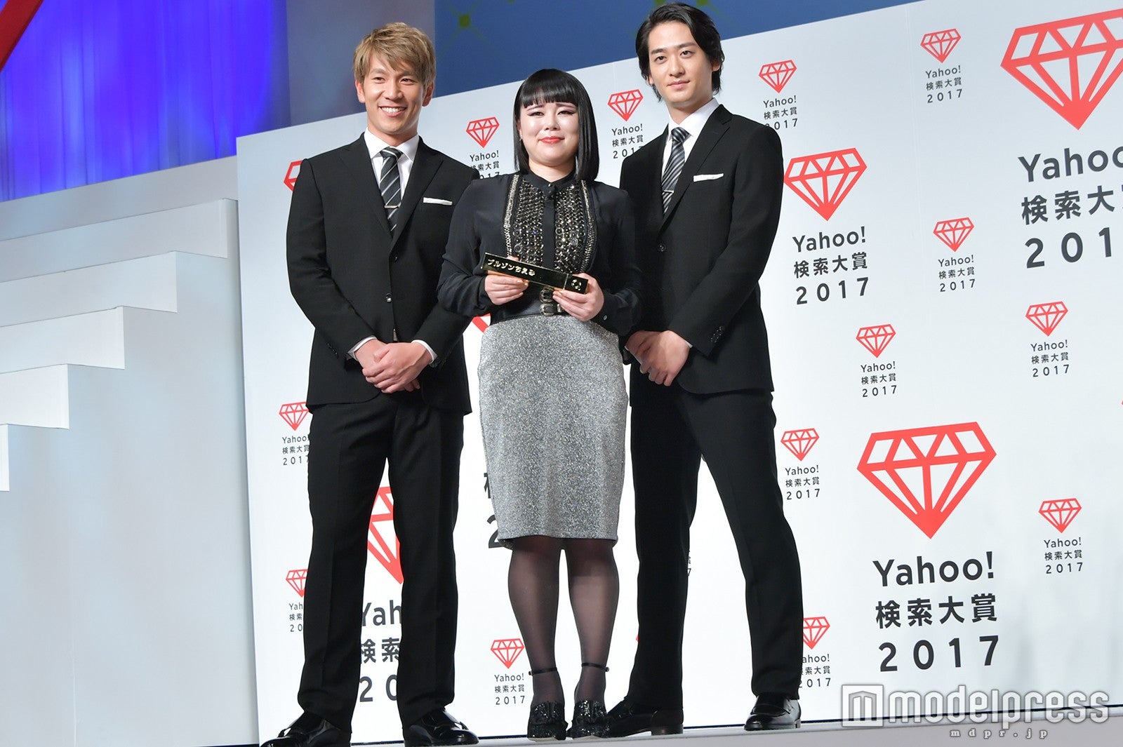 ブルゾンちえみwith B「Yahoo!検索大賞2017」発表会にて（C）モデルプレス