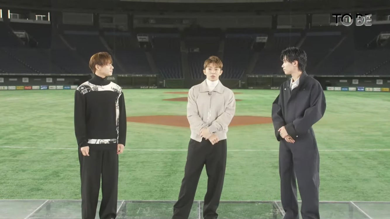 平野紫耀、岸優太、神宮寺勇太「TOBE」YouTubeより