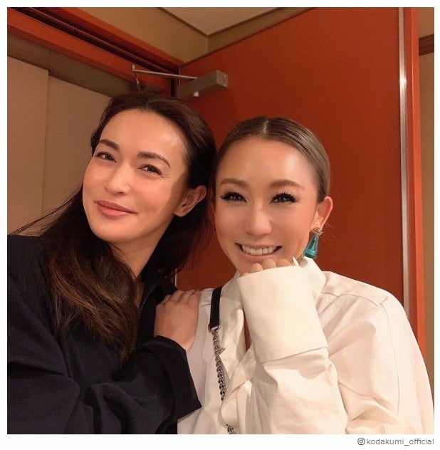 倖田來未、長谷川京子とのレア2ショット公開で「美しすぎる」「女神」