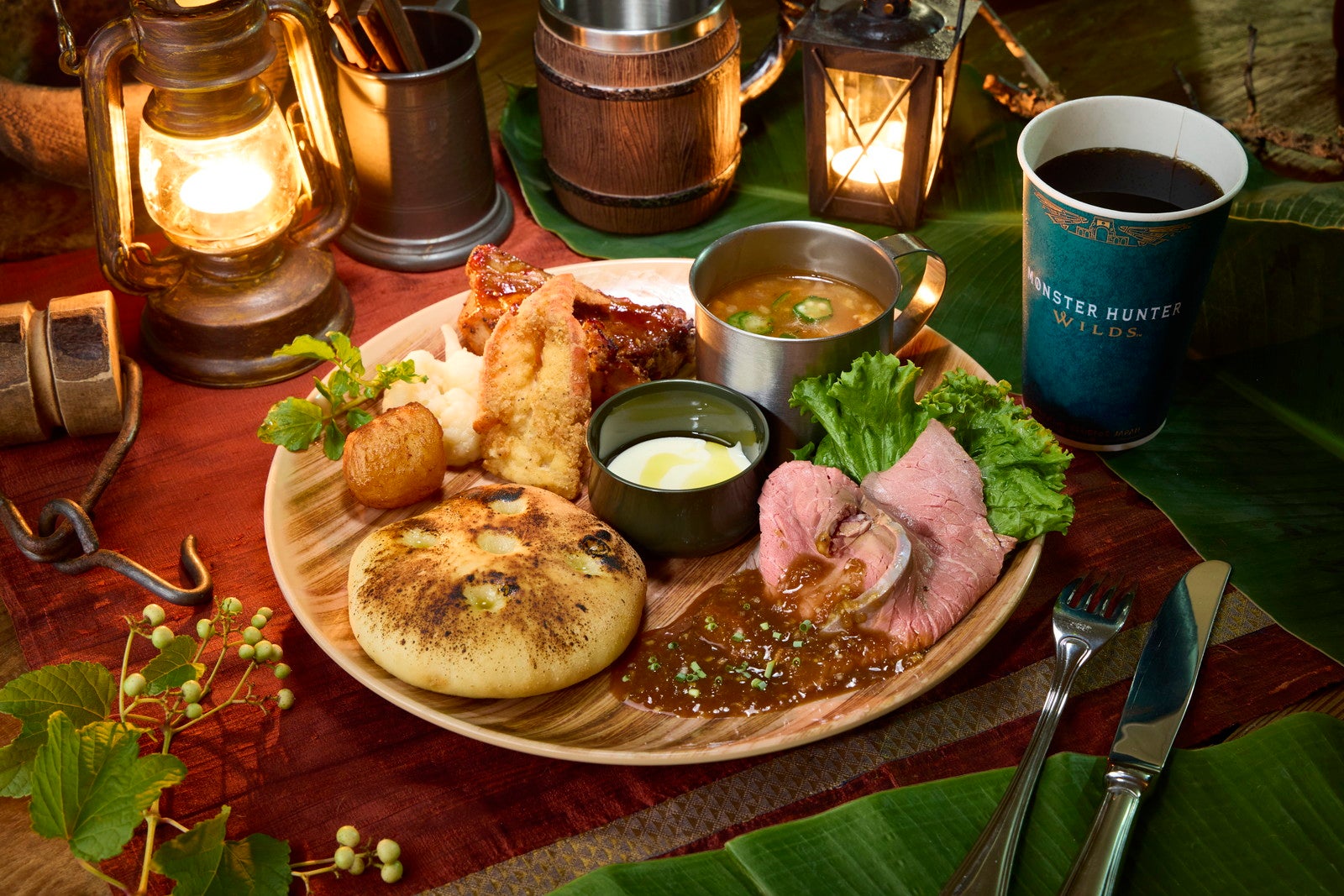 モンスターハンターワイルズ ～モリバーの宴～／画像提供：ユニバーサル・スタジオ・ジャパン