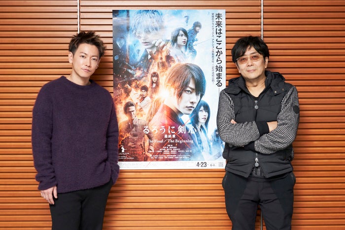 佐藤健、大友啓史監督（C）和月伸宏／集英社 （C）2020映画「るろうに剣心　最終章 The Final／The Beginning」製作委員会