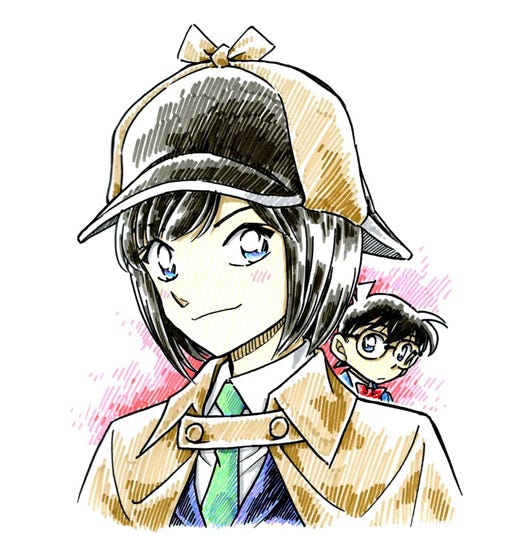 前田敦子探偵イラスト(C)青山剛昌/小学館