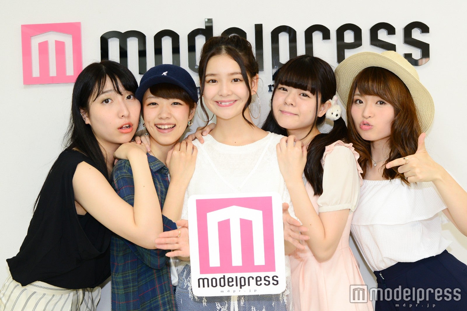 カプ式会社ハイパーモチベーション／（左から）仙咲ふうか、小澤綾乃、詩島萌々、小畑奈菜、西條美里（C）モデルプレス（C）モデルプレス