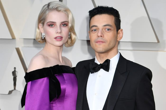 ルーシー・ボーイントン、ラミ・マレック (photo:Getty Image)