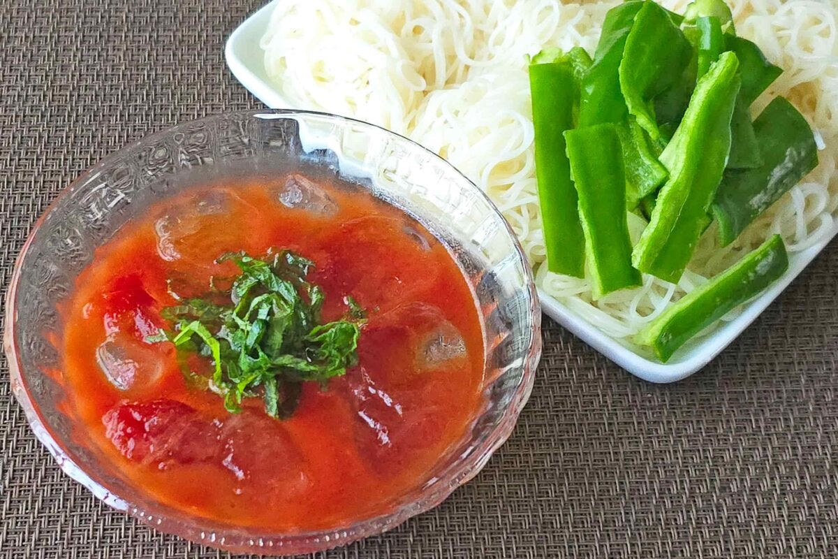 トマトつけ麺