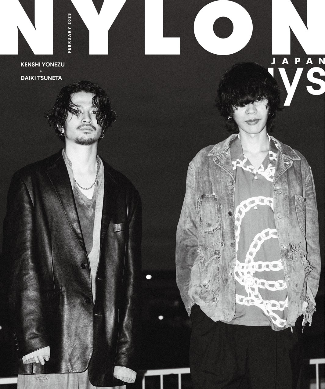 米津玄師＆常田大希が作り出す唯一無二の世界「NYLON JAPAN」初表紙