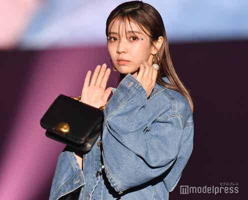 櫻坂46小林由依、目元ラインストーン×シースルー前髪で大人の装い<TGC しずおか>