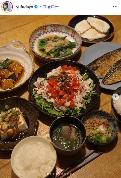 由布菜月Instagramより