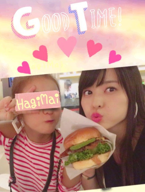 萩原舞、矢島舞美／矢島舞美オフィシャルブログ（Ameba）より