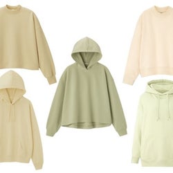 【GU・ユニクロ】990円のものも!今から着られる春っぽパーカー&スウェット特集