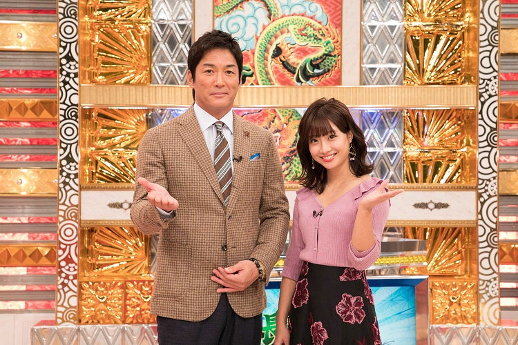 （左から）長嶋一茂、柴田阿弥（画像提供：関西テレビ）
