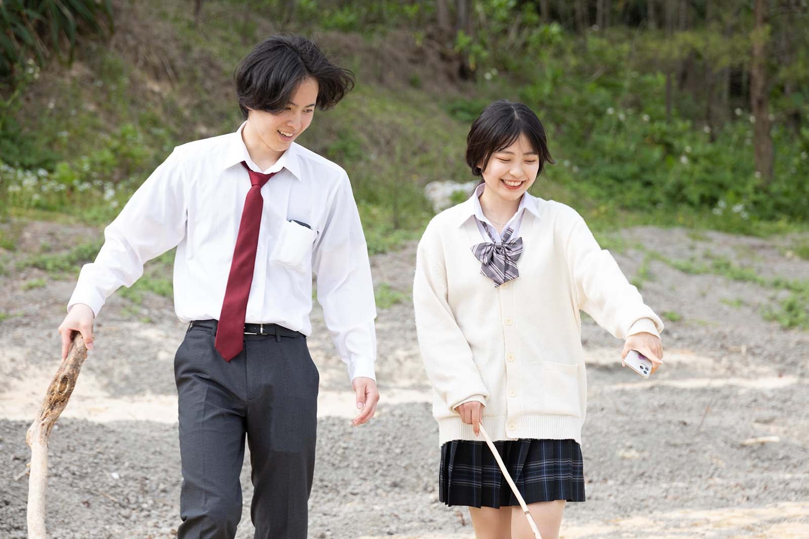 國本陽斗、内山優花「今日、好きになりました。-初虹編-」第4話（C）AbemaTV, Inc.