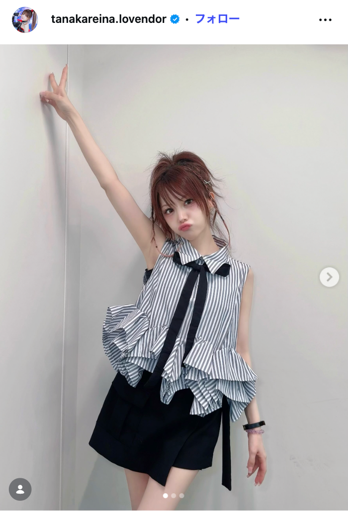 田中れいなInstagramより