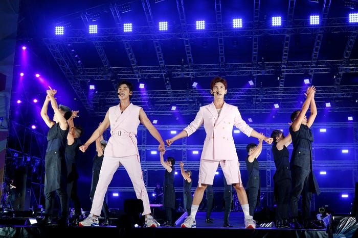 東方神起(左から)ユンホ、チャンミン (写真提供:avex)