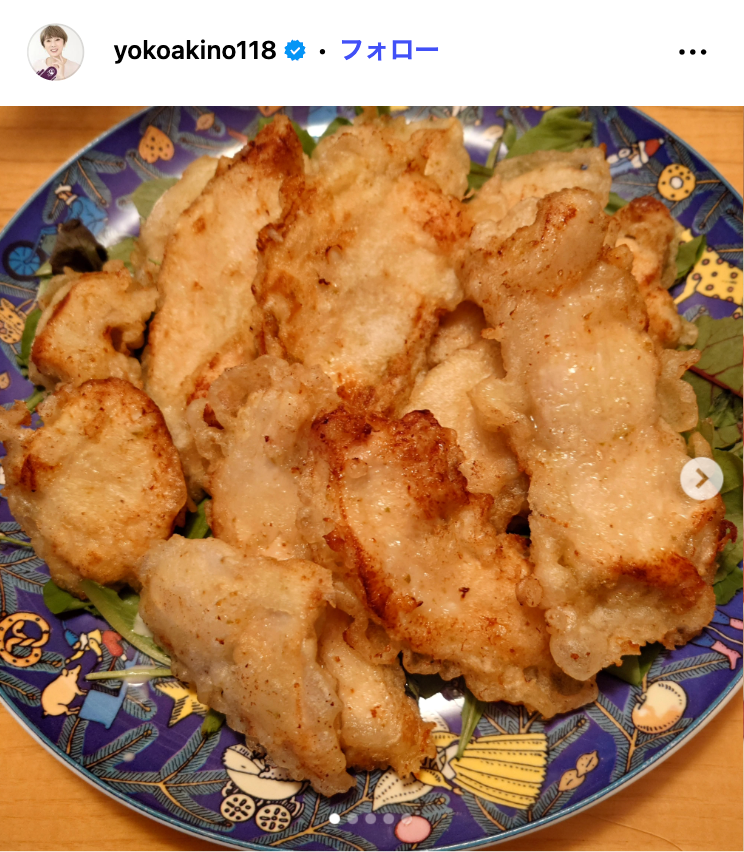 秋野暢子Instagramより