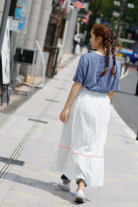 刺繍マキシ丈ワンピース「coca」3,990円 (税込)