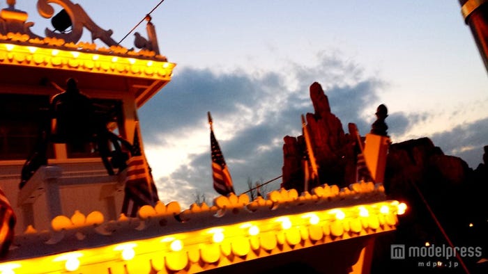 マークトゥエイン号から見たビッグサンダーマウンテン/TDL