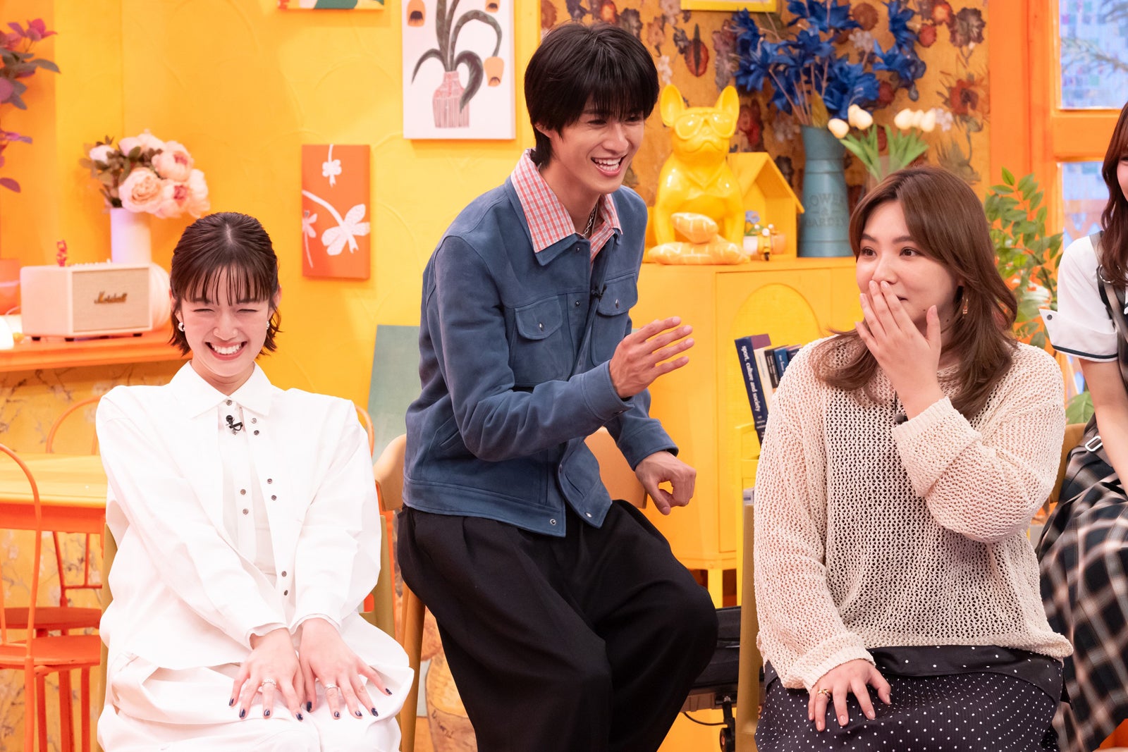 佐藤栞里、曽野舜太、野呂佳代(C)フジテレビ