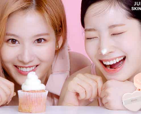 TWICEサナ&ダヒョン、透き通る美肌で魅了 日本ファンへメッセージも