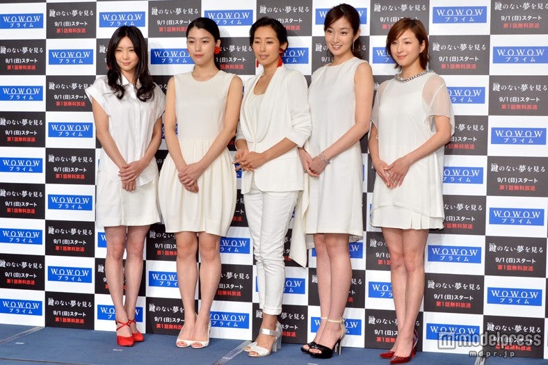 （左から）倉科カナ、成海璃子、木村多江、高梨臨、広末涼子