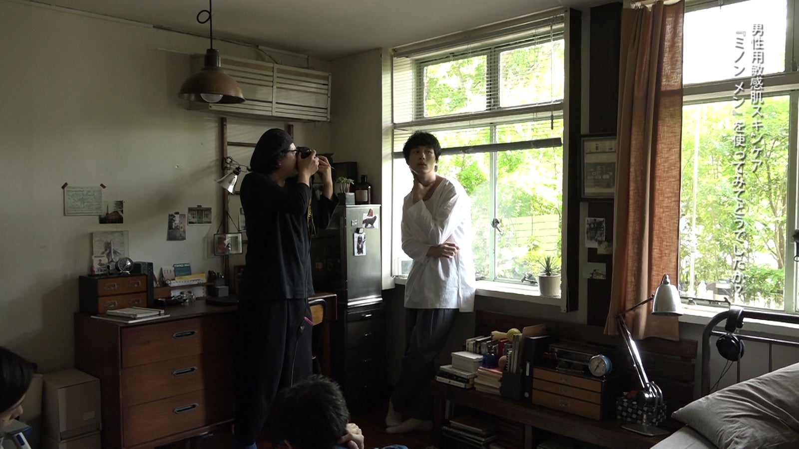 坂口健太郎／「じぶんにやさしく」篇メイキングより（提供写真）