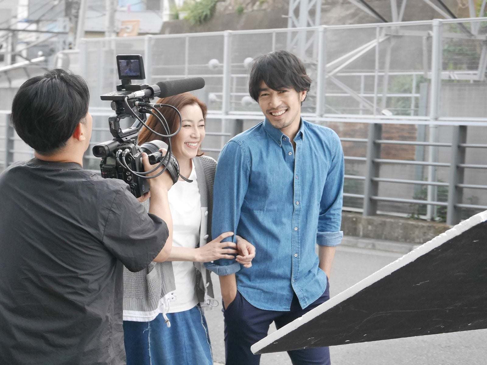 メイキング風景／須藤理彩、大谷亮平（画像提供：所属事務所）