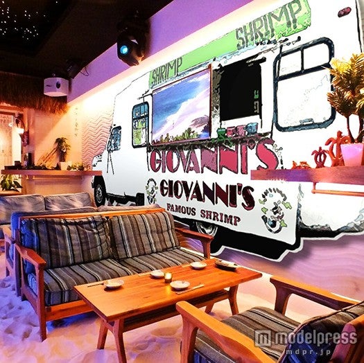 日本1号店では「ジョバンニーズ」のアートを展示／画像提供：ジョバンニーズジャパン