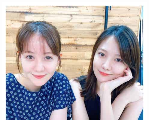 トリンドル玲奈、美人妹・瑠奈との最新2ショットに「最強姉妹」「本当に癒やし」の声