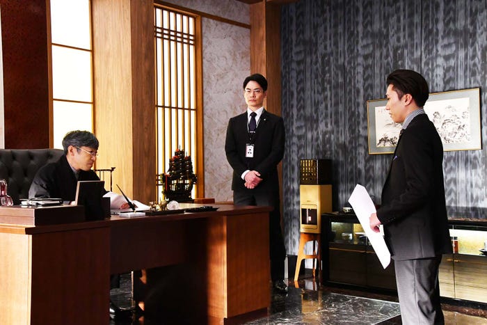 早乙女太一、香川照之、 近藤公園「六本木クラス」第4話より(C)テレビ朝日