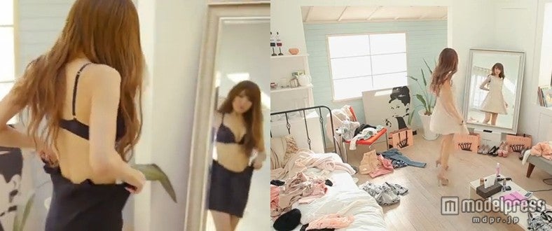 SEXY下着姿からの着替え披露　人気ブロガーの動画が話題に
