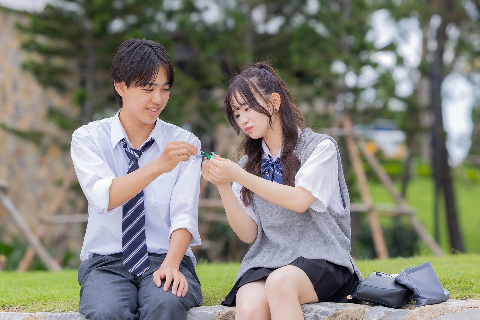 りょうすけ、めい「今日、好きになりました。ハロン編」（C）AbemaTV, Inc.