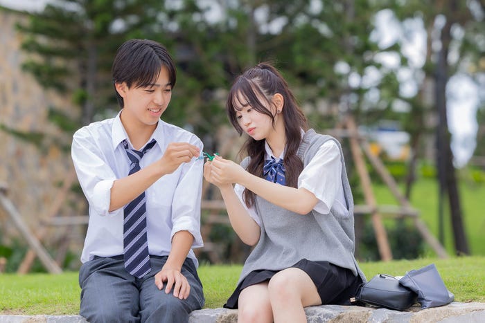 りょうすけ、めい「今日、好きになりました。ハロン編」(C)AbemaTV, Inc.