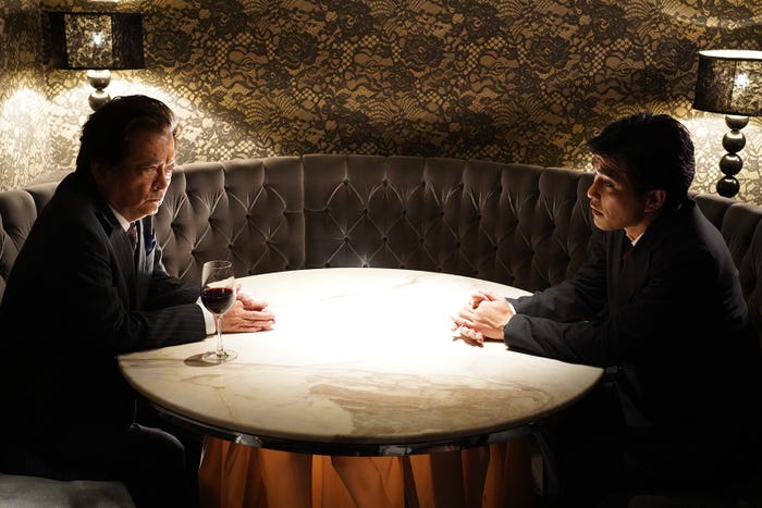 大和田伸也、北村一輝/「ニッポンノワール―刑事Yの反乱―」第5話より(C)日本テレビ