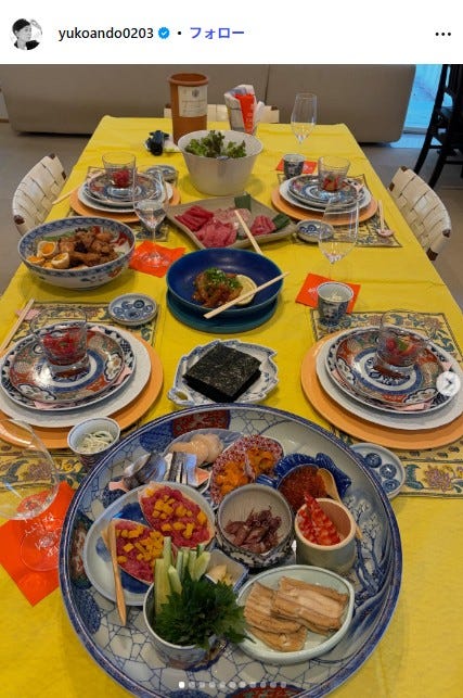 安藤優子Instagramより