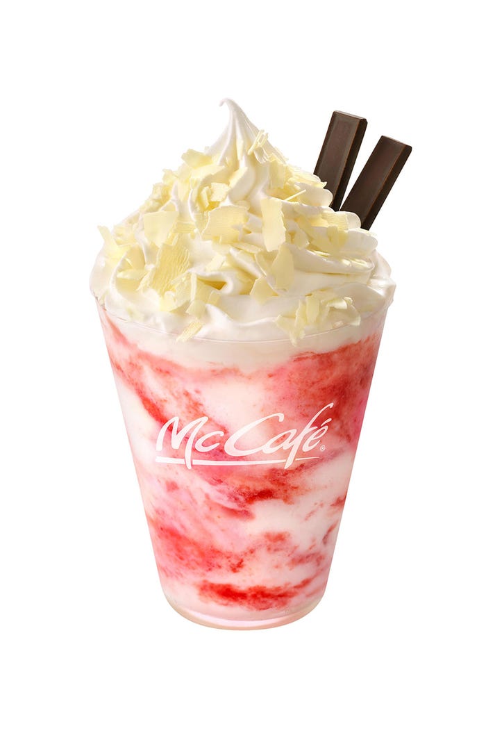 プレミアムラズベリーホワイトチョコレートフラッペ/画像提供:日本マクドナルド