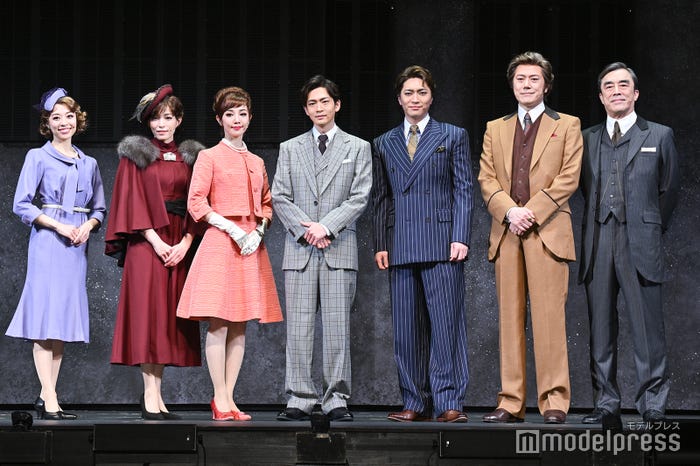 愛加あゆ、知念里奈、咲妃みゆ、松下洸平、松下優也、山口祐一郎、益岡徹(C)モデルプレス