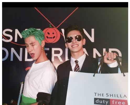 東方神起チャンミンの仮装が地味ハロウィンだと話題 ユンホとパーティーをエンジョイ