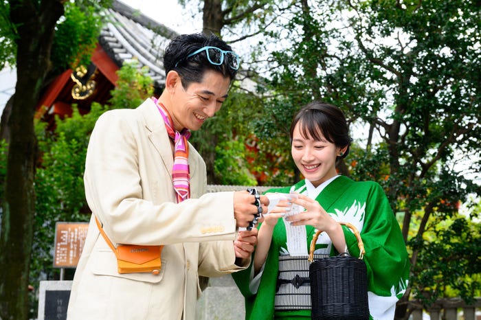 永山瑛太、吉岡里帆「時をかけるな、恋人たち」第4話(C)カンテレ