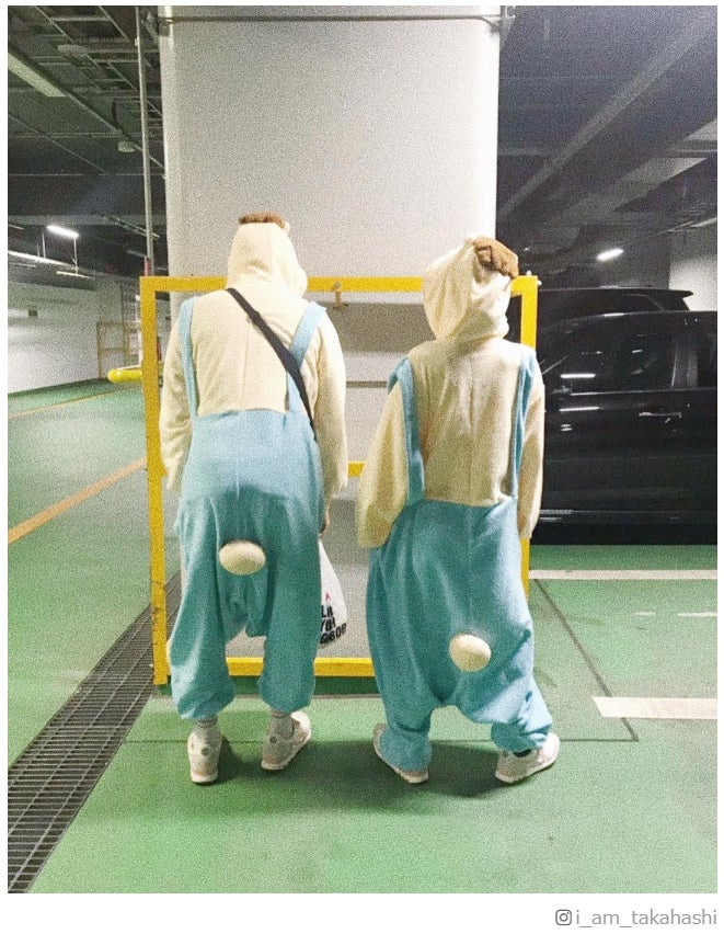 高橋愛＆あべこうじ、夫婦で“クマタン”コスプレ ハロウィンデートを満喫