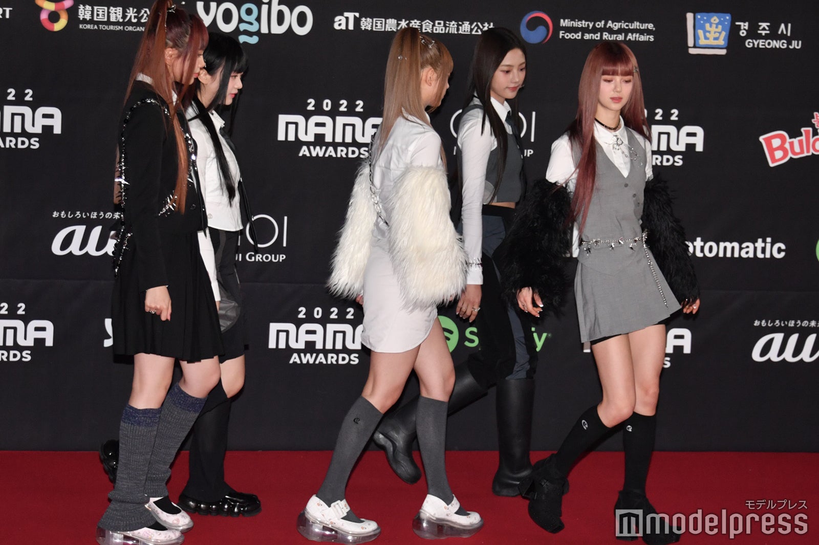 NewJeans／ヘイン、ハニ、ダニエル、ヘリン、ミンジ（C）モデルプレス