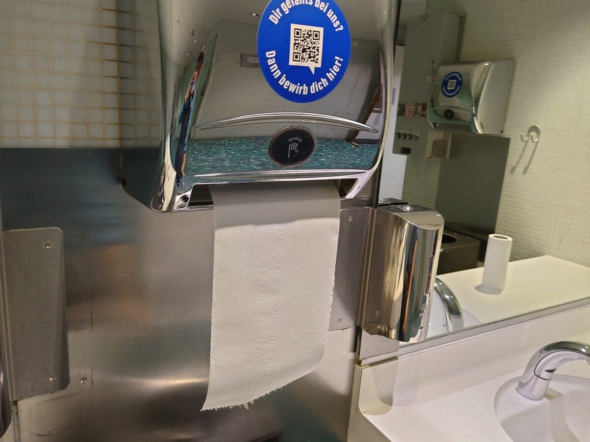 1人分のペーパーが自動で出てくる！ 