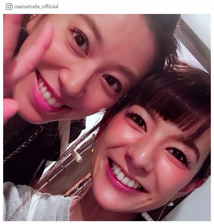 里田まい＆スザンヌが久々の再会「息子ちゃんと初対面」「だいすきで大切な人」