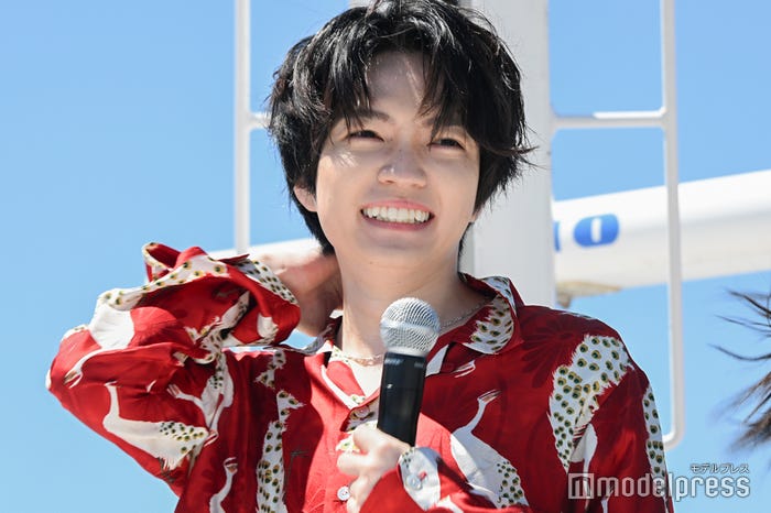 主演だが試写会で誰よりも怖がっていた西畑大吾(C)モデルプレス