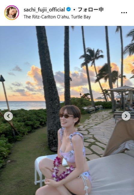 藤井サチInstagramより