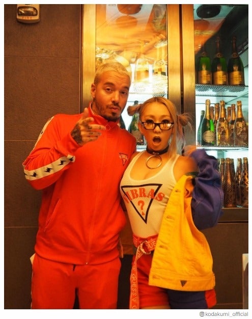 倖田來未「グラミー賞」ノミネートのJ・バルヴィンとディナー「豪華すぎる」と驚きの声