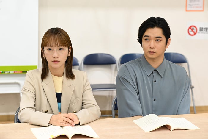 川栄李奈、千葉雄大「ダメマネ! -ダメなタレント、マネジメントしますー」最終話(C)日本テレビ