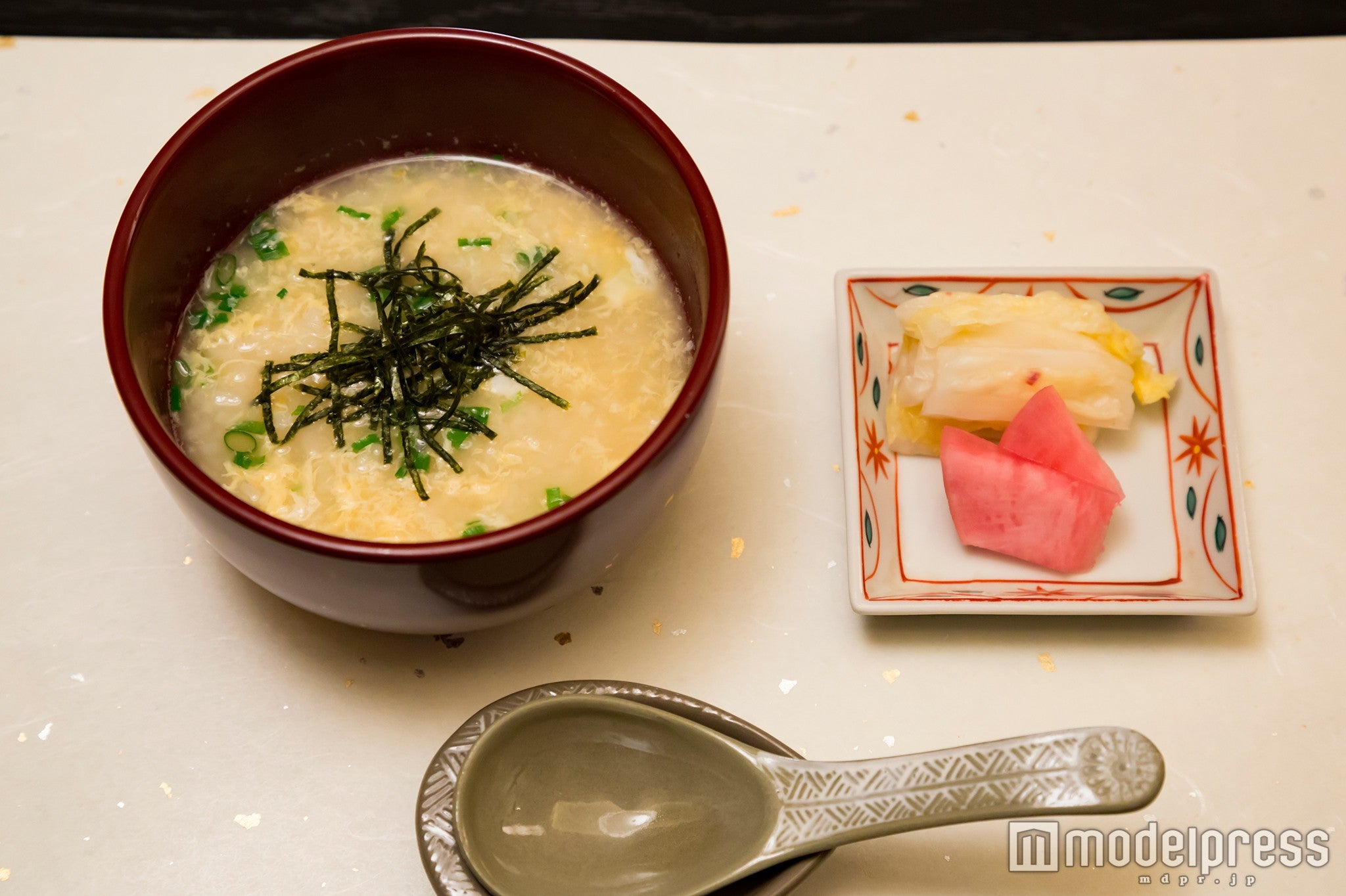 すっぽん鍋の出汁でつくる雑炊